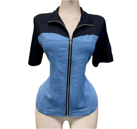 Denim Color Shaded Top