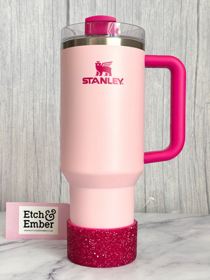 Flamingo Druzy BLING Tumbler Boot -fits 40oz New!