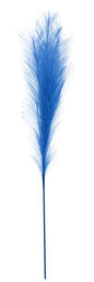 38"L FABRIC GRASS PLUME SPRAY BLUE