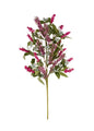 23"L PAPER FLOWER/BEAD SPIKE/GRASS SPRAY MULTI PINK