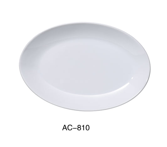 Yanco AC-810 Abco 10" X 7" DEEP COUPE PLATTER | Kitchen + Metal