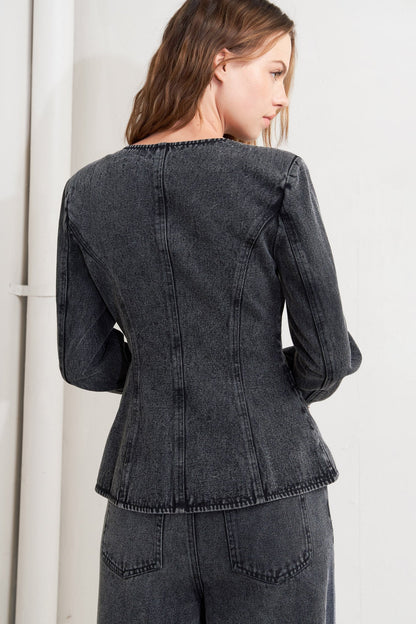 GRAPHITE MUSE DENIM JACKET