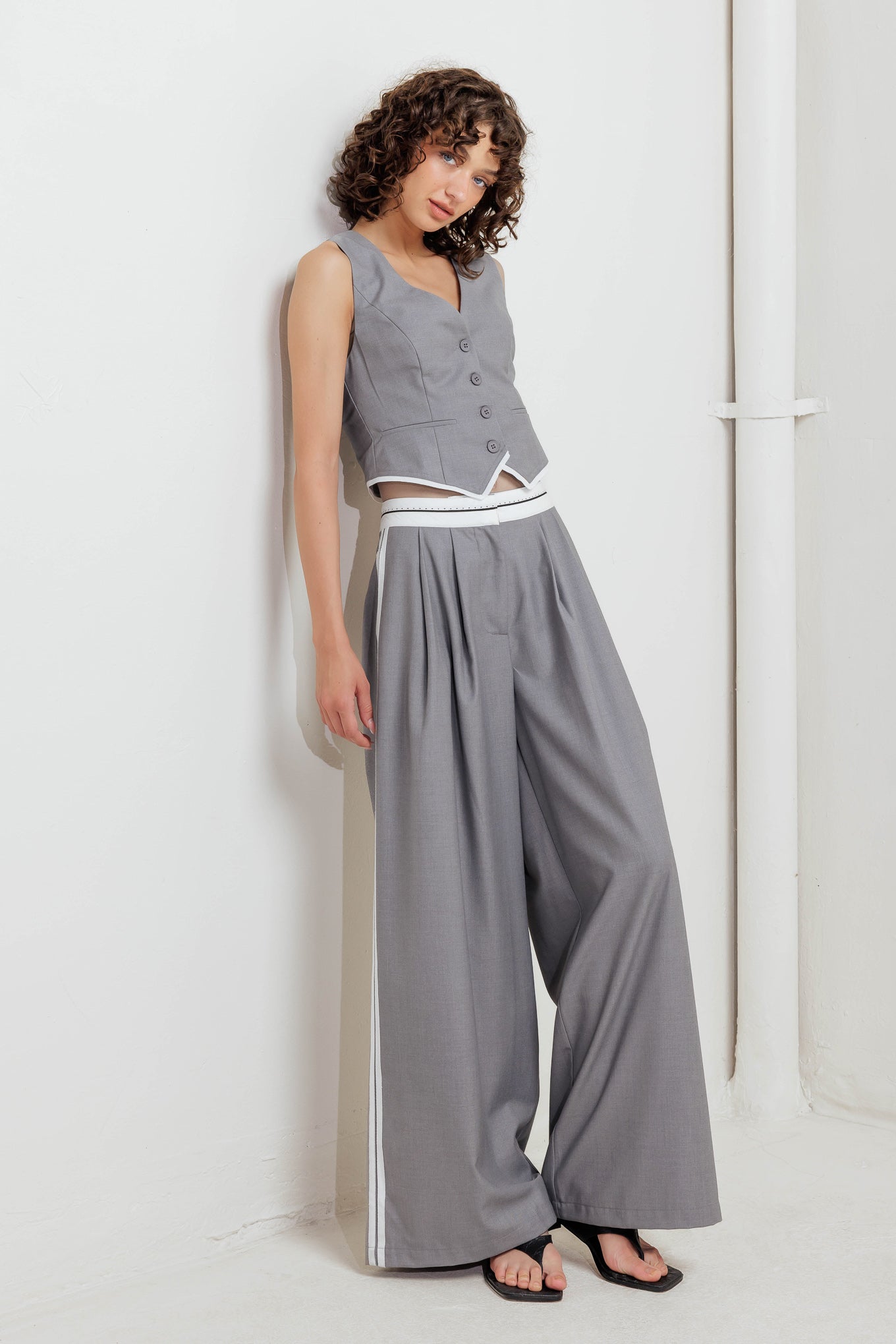 POWER LINES WOVEN VEST