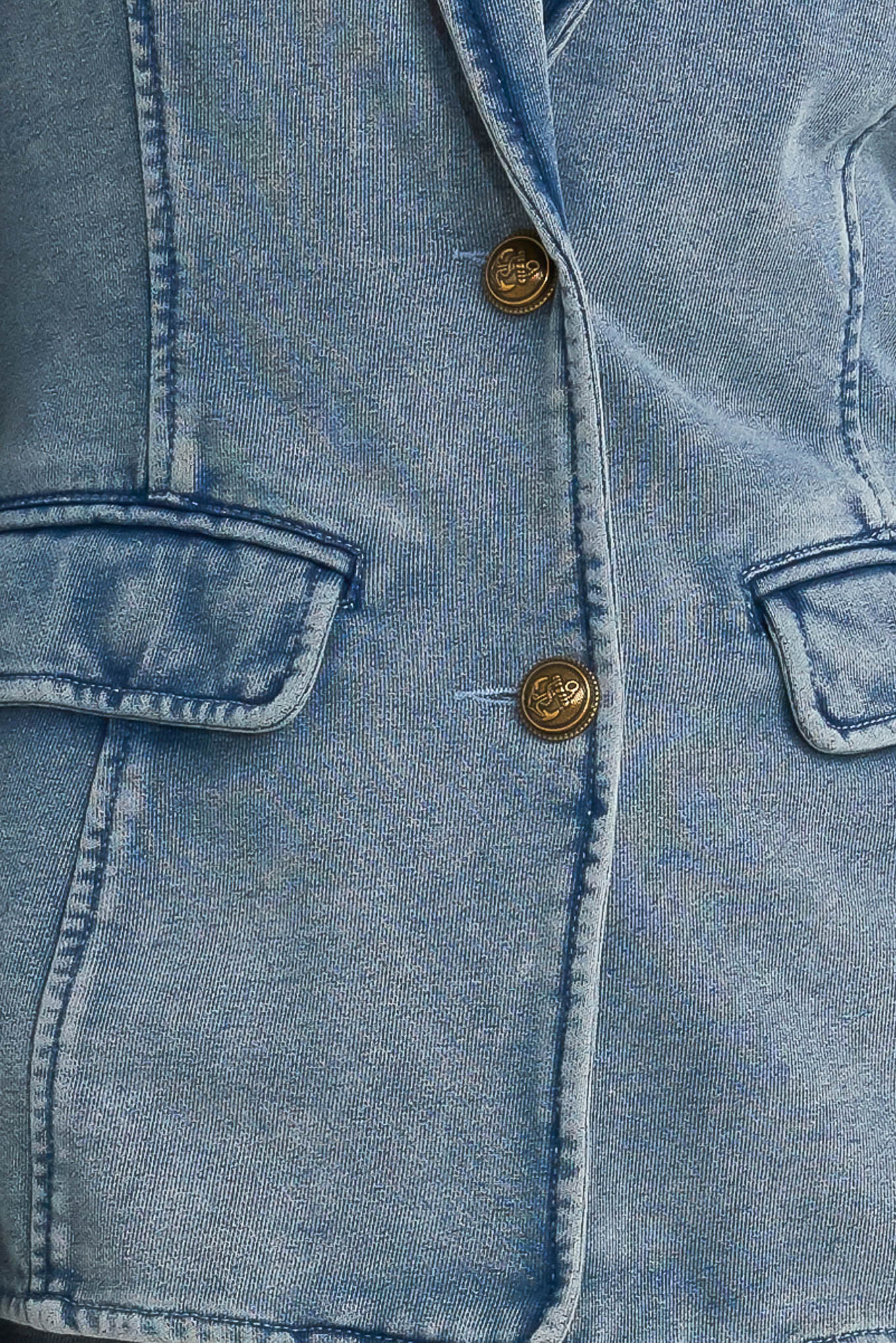 TAILORED FRAME FRENCH TERRY BLAZER