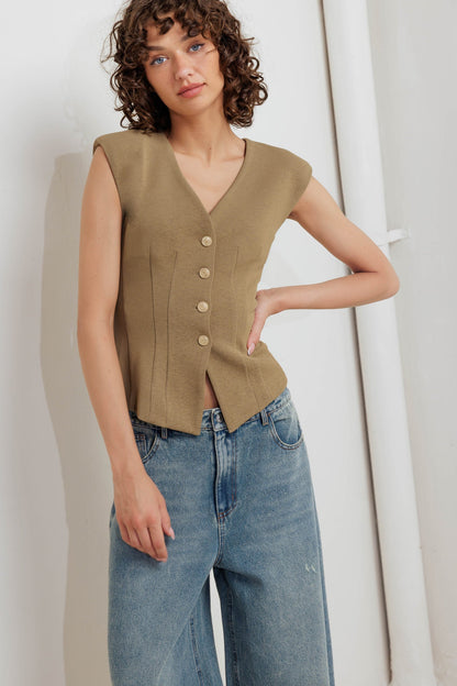 RUNWAY TO REALWAY WOVEN VEST