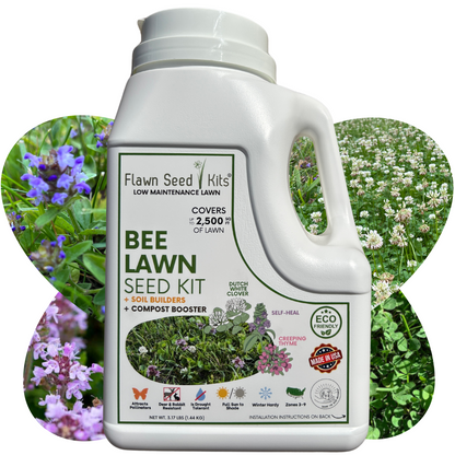 Bee Lawn Seed Kit - Easy Spread Shaker