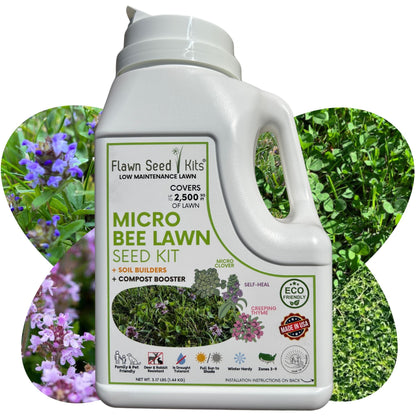 Micro Bee Lawn Seed Mixture - Easy Spread Shaker
