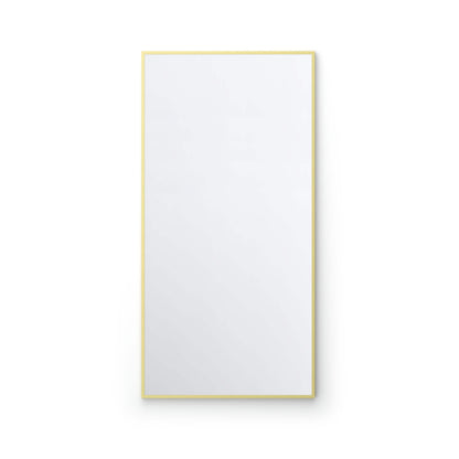 18" x 36" Metal Frame Shatterproof Wall Mount Mirror