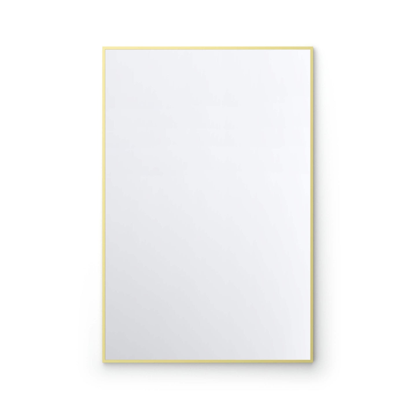 24" x 36" Metal Frame Shatterproof Wall Mount Mirror