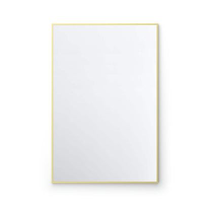 24" x 36" Metal Frame Shatterproof Wall Mount Mirror