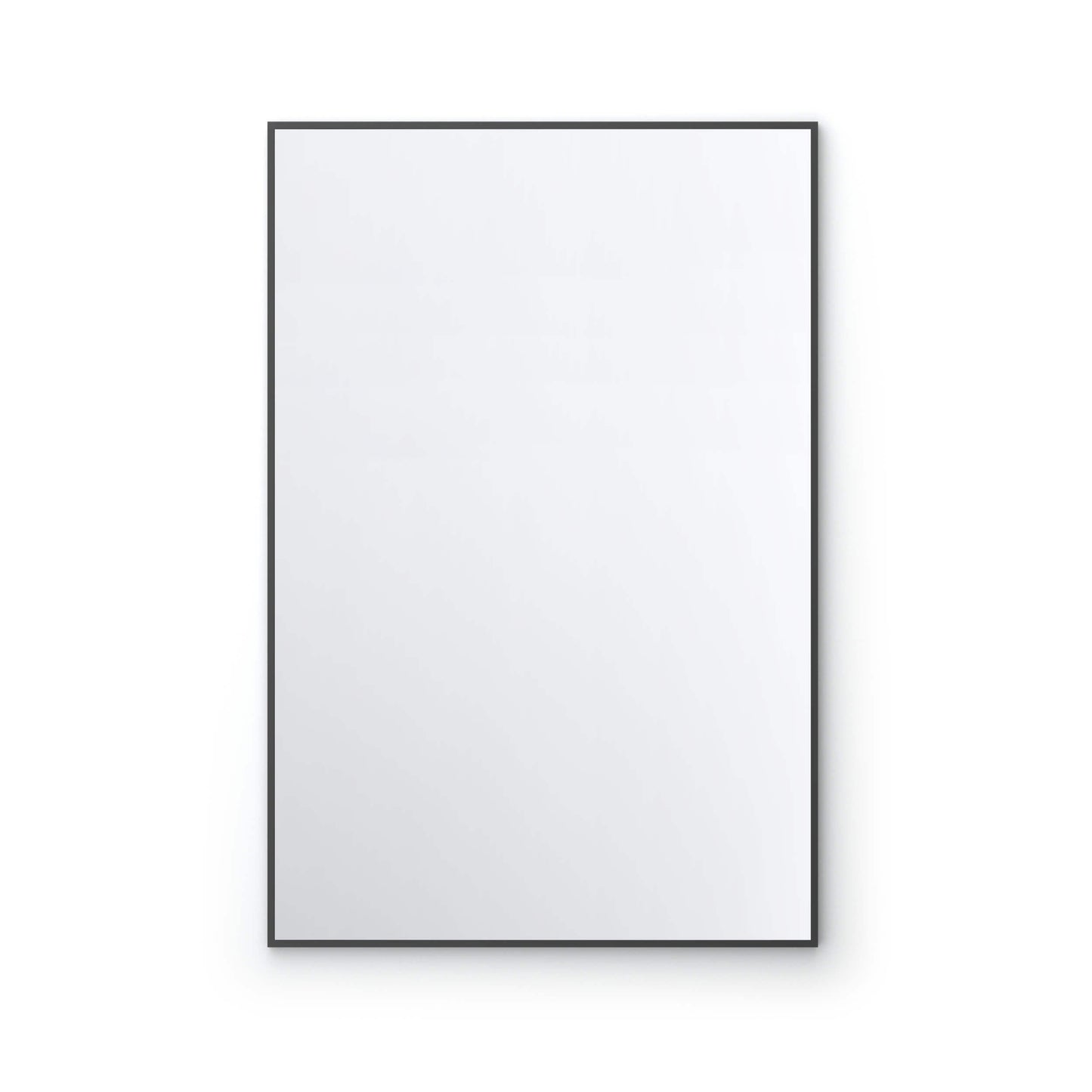 24" x 36" Metal Frame Shatterproof Wall Mount Mirror
