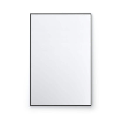 24" x 36" Metal Frame Shatterproof Wall Mount Mirror