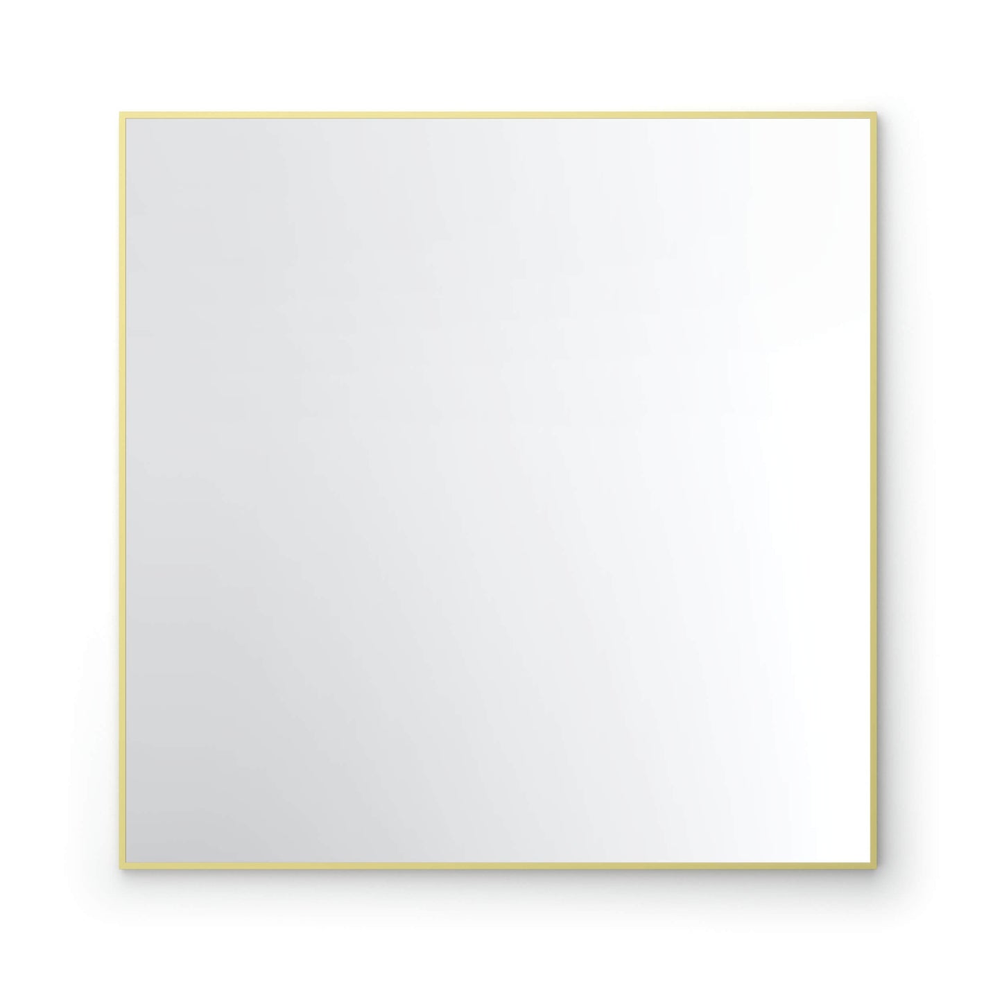 36" x 36" Metal Frame Shatterproof Wall Mount Mirror