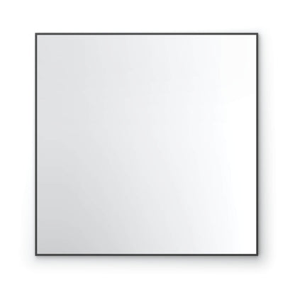 36" x 36" Metal Frame Shatterproof Wall Mount Mirror