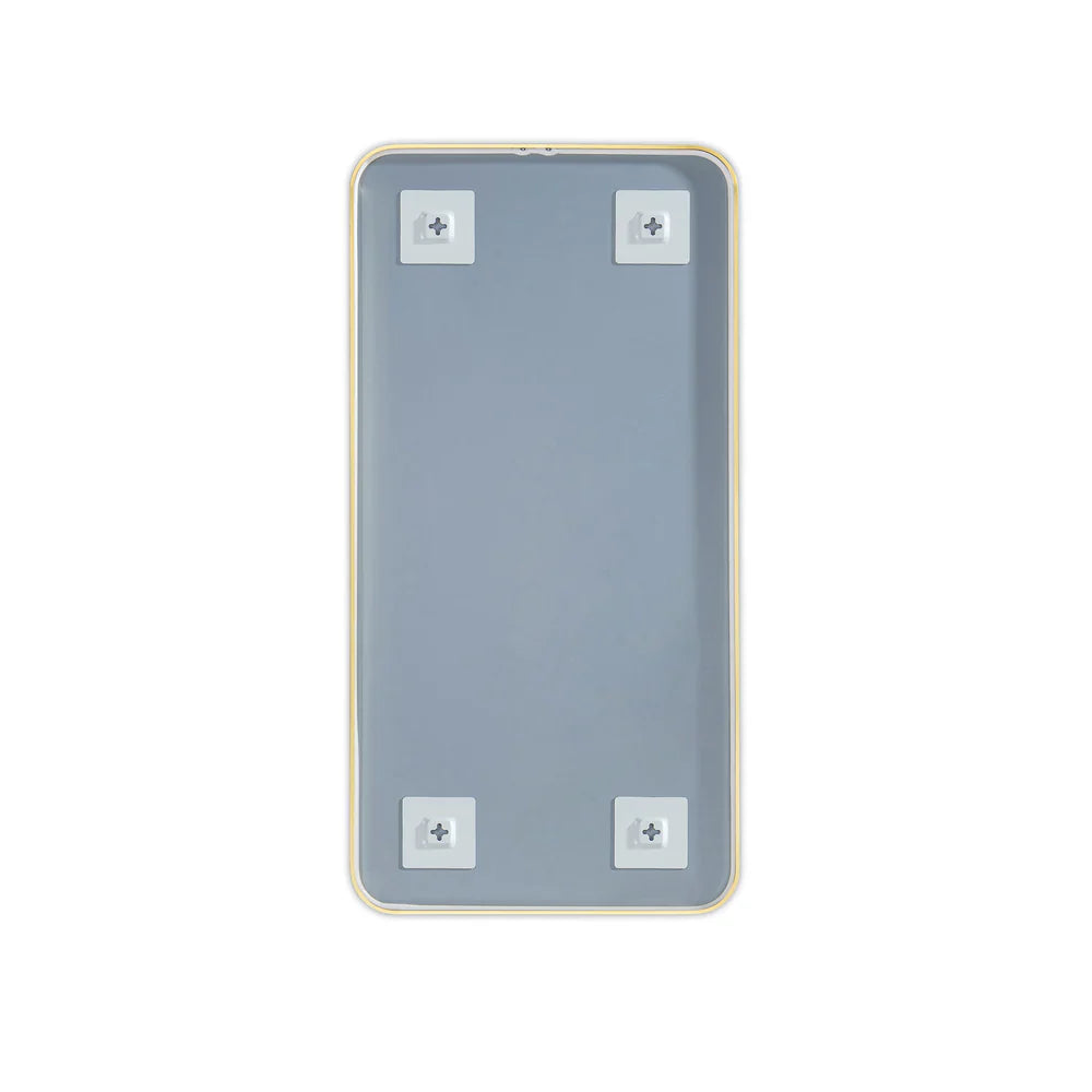 18" x 36" Shatterproof Wall Mount Metal Frame Mirror - FM2-1836