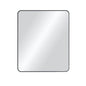 30" x 36" Shatterproof Wall Mount Metal Frame Mirror - FM2-3036