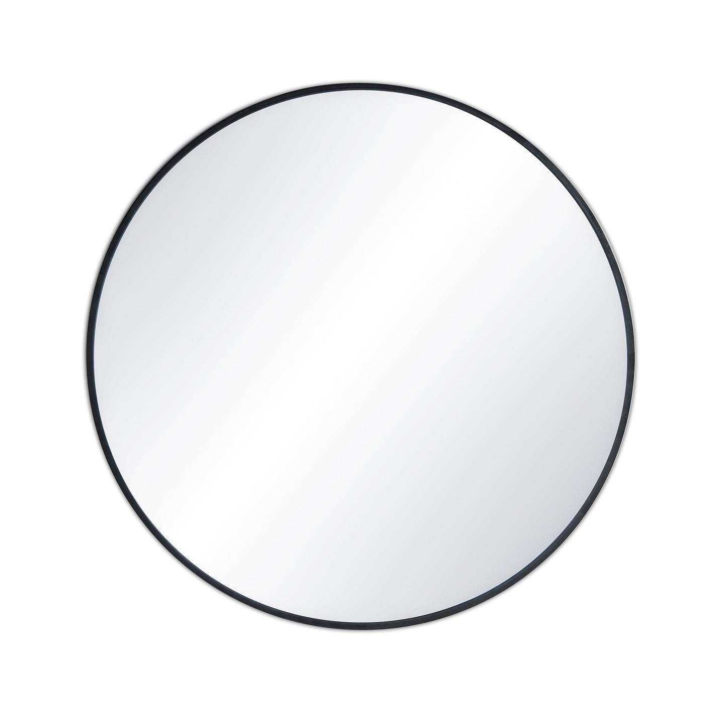 28" Round Metal Frame Shatterproof Wall Mount Mirror