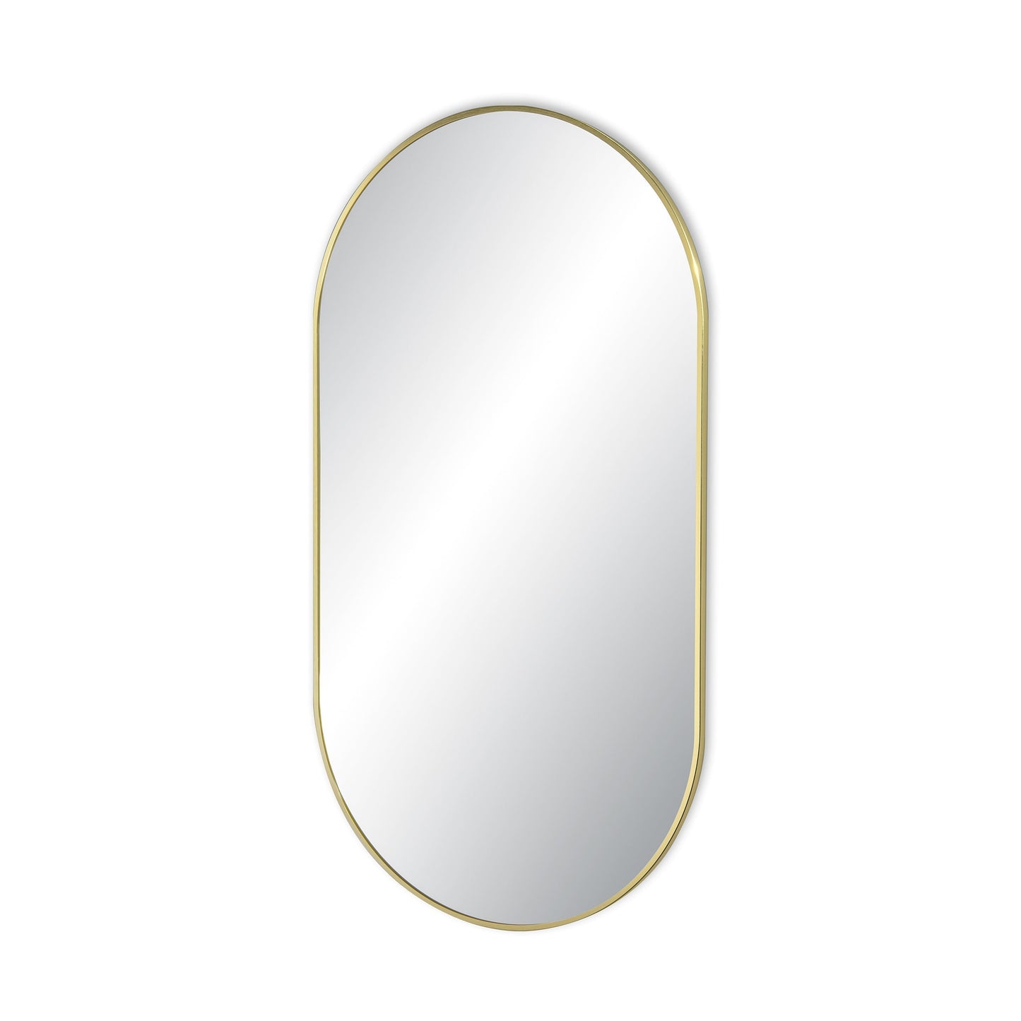 20" x 36" Metal Frame Shatterproof Wall Mount Mirror