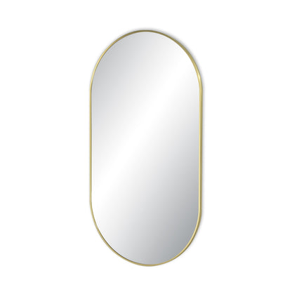 20" x 36" Metal Frame Shatterproof Wall Mount Mirror