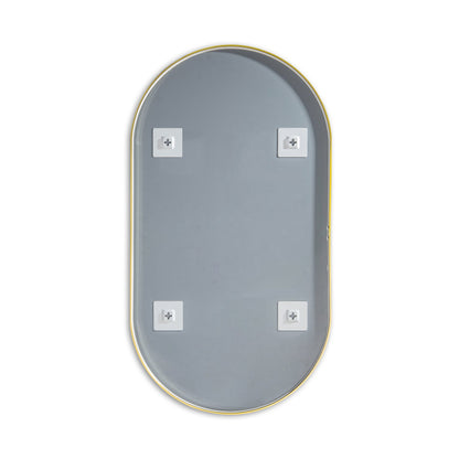 20" x 36" Metal Frame Shatterproof Wall Mount Mirror