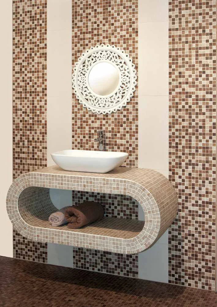 Forest 1x1 Wood Look Mosaic