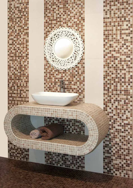 Forest 1x1 Wood Look Mosaic