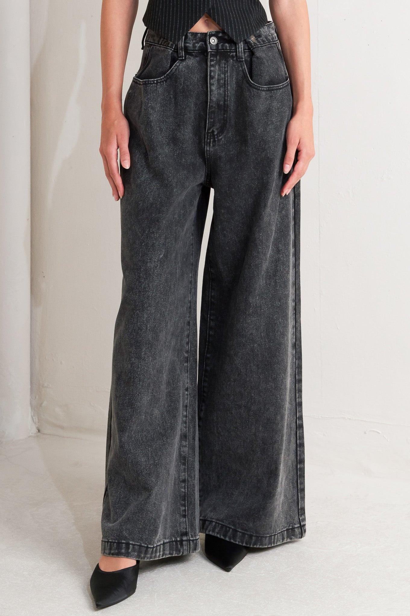 TAKE MY WORD DENIM PANTS