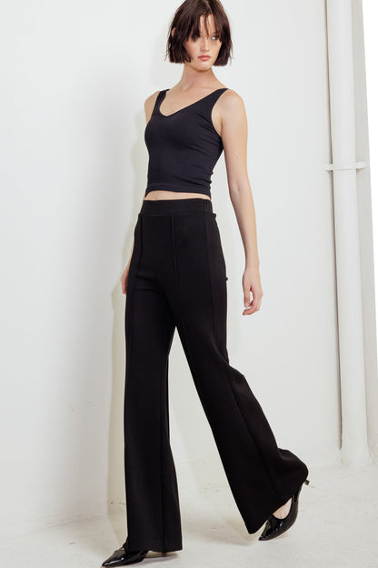 MODERN FLOW BLACK WOVEN PANTS