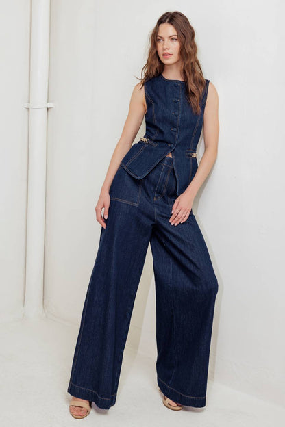 INDIGO ICON DENIM PANTS