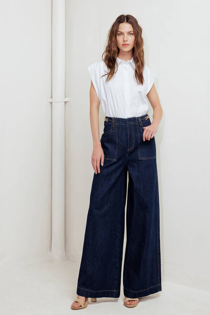 INDIGO ICON DENIM PANTS