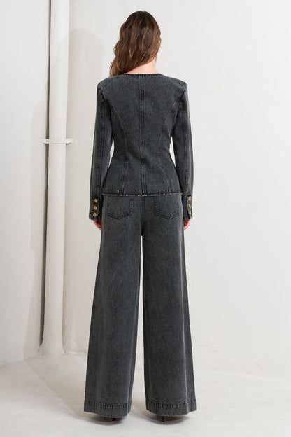 GRAPHITE MUSE DENIM PANTS