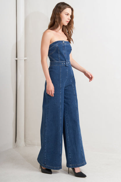 RETRO DIVE DENIM JUMPSUIT