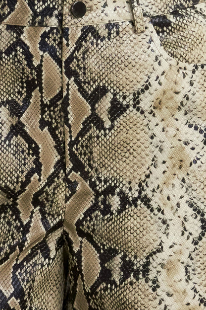 GLAM VENOM FAUX LEATHER PANTS