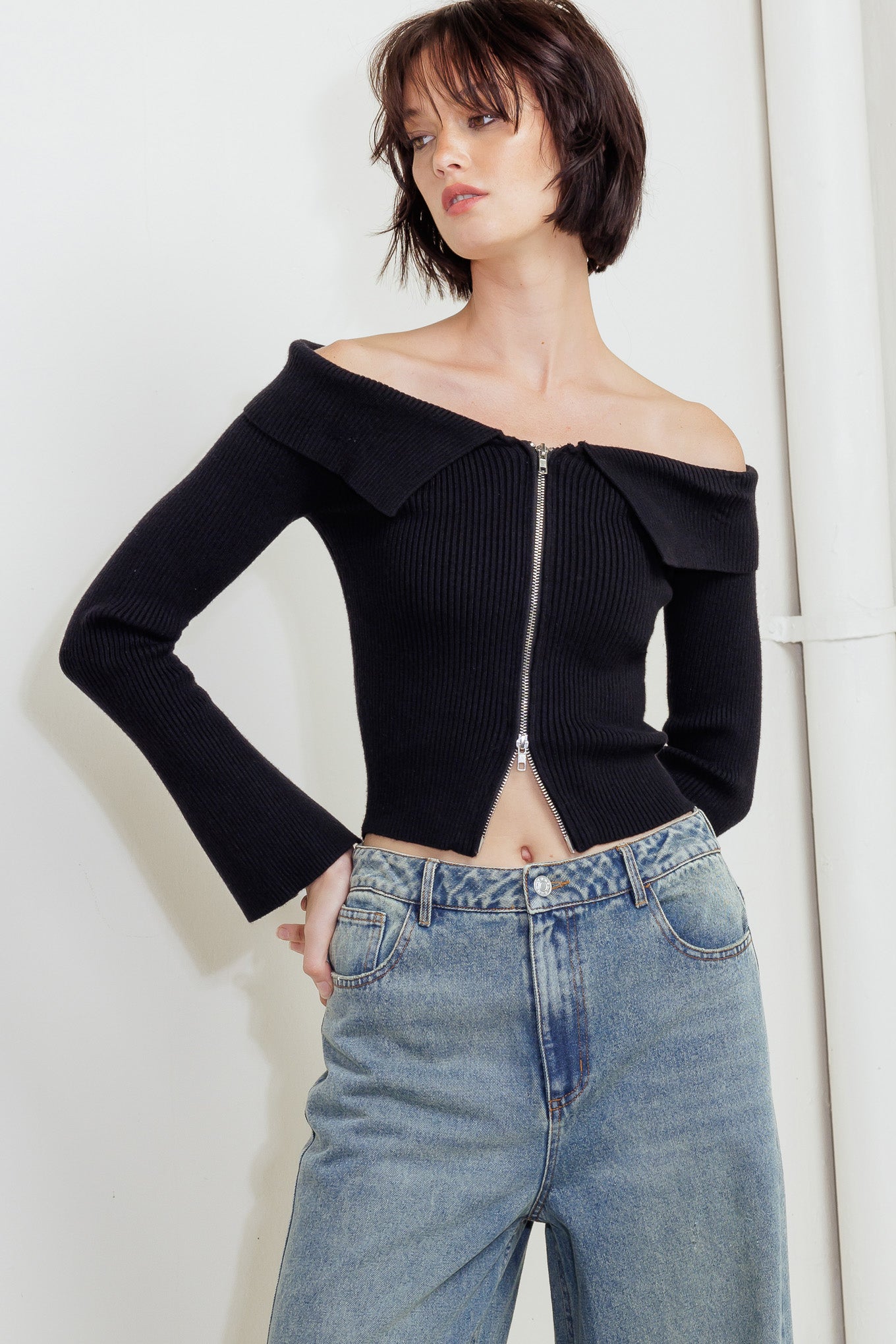 CHANGE OF PACE SWEATER TOP