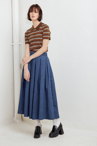 PRETTY IN PARADISE POLO TOP