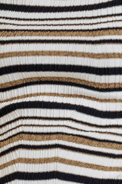 SWEET STRIPE MUSE SWEATER KNIT TOP