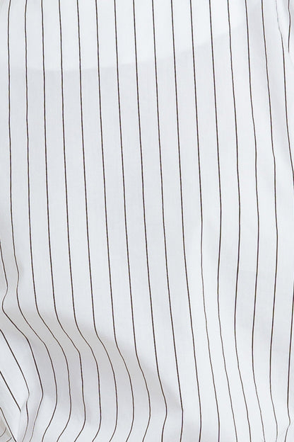 COCOON HOUR WHITE WOVEN TOP