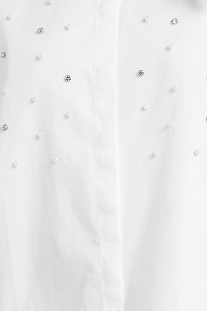 CRYSTAL TOUCH WOVEN SHIRT