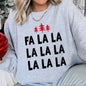 Fa La La Retro Christmas Trees Sweatshirt