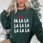 Fa La La, Retro Christmas Trees, Sweatshirt