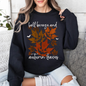 Fall Breeze and Autumn Leaves, Halloween Sweatshirt