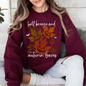Fall Breeze and Autumn Leaves, Halloween Sweatshirt