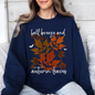 Fall Breeze and Autumn Leaves, Halloween Sweatshirt