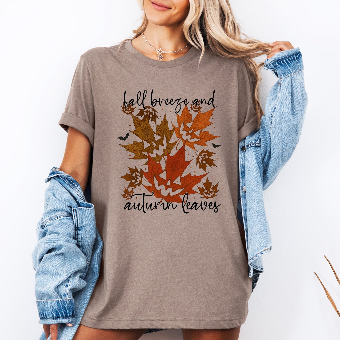 Fall Breeze and Autumn Leaves, Halloween, Tshirt