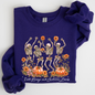Fall Breeze and Autumn Leaves, Skeletons, Fall, Pumpkin Spice, Autumn Skeleton, Dancing Skeletons, Halloween Sweatshirt