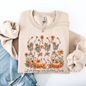 Fall Breeze and Autumn Leaves, Skeletons, Fall, Pumpkin Spice, Autumn Skeleton, Dancing Skeletons, Halloween Sweatshirt