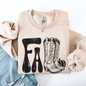 Fall Cowboy Boots, Western, Autumn Sweatshirt