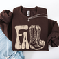 Fall Cowboy Boots, Western, Autumn Sweatshirt