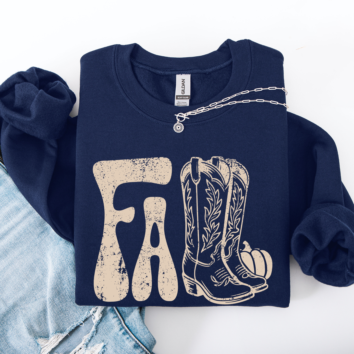 Fall Cowboy Boots, Western, Autumn Sweatshirt