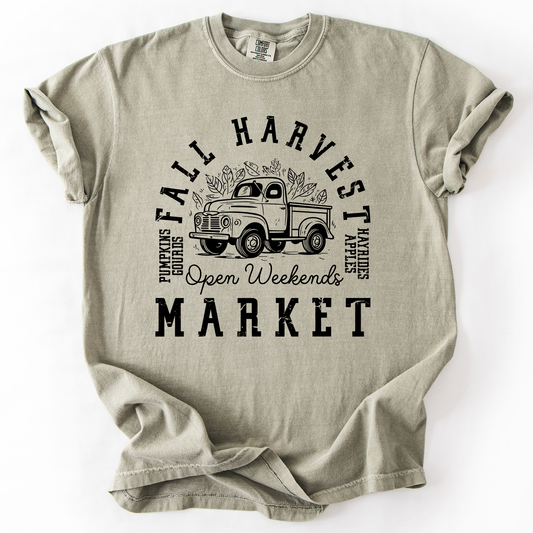 Fall Harvest Market, Pumpkins, Autumn, Comfort Colors T-Shirt